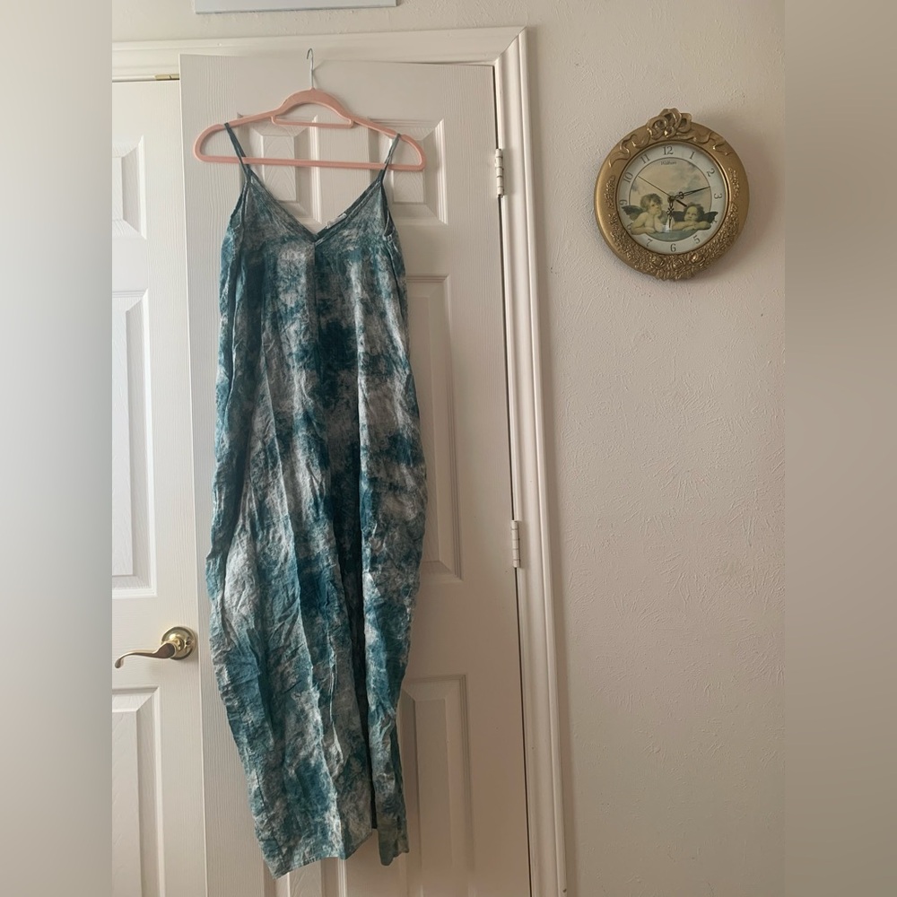 Aqua Bucket List Summer Dress (one size)